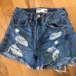 Mom jean shorts